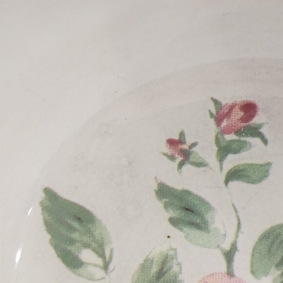 4 Pfaltzgraff Garden Trellis Dessert Bowls 4.25" stoneware dishes floral 90s vtg - Picture 7 of 11